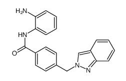 N-(2-aminophenyl)-4-(indazol-2-ylmethyl)benzamide结构式