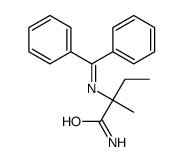 2-(benzhydrylideneamino)-2-methylbutanamide Structure