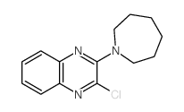 3-(azepan-1-yl)-2-chloro-quinoxaline结构式