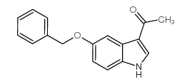 1-(5-phenylmethoxy-1H-indol-3-yl)ethanone结构式