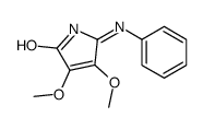 5-anilino-3,4-dimethoxypyrrol-2-one结构式
