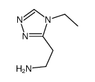 2-(4-Ethyl-4H-1,2,4-triazol-3-yl)ethanamine结构式