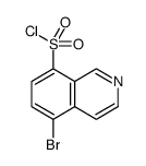 8-Isoquinolinesulfonyl chloride, 5-bromo结构式