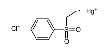 2-(benzenesulfonyl)ethyl-chloromercury结构式