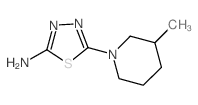 5-(3-Methylpiperidin-1-yl)-1,3,4-thiadiazol-2-amine picture