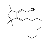 6-isononyl-1,1,3-trimethylindan-5-ol structure