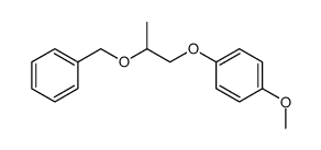 1-[2-(benzyloxy)propoxy]-4-methoxybenzene结构式