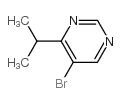 5-溴-4-异丙基嘧啶结构式