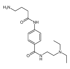 4-(4-aminobutanoylamino)-N-[2-(diethylamino)ethyl]benzamide Structure
