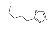 5-戊基噻唑结构式