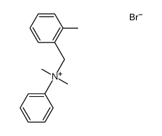 N,N-dimethyl-N-(2-methyl-benzyl)-anilinium, bromide Structure