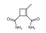 3-methyl-cyclobut-2-ene-1,2-dicarboxylic acid diamide Structure