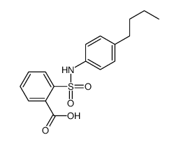 2-[(4-butylphenyl)sulfamoyl]benzoic acid Structure