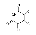 (E)-3,4,5-trichloro-2-oxopent-3-enoic acid结构式
