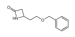 4-(2-(benzyloxy)ethyl)-2-azetidinone结构式