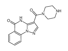 3-(piperazin-1-ylcarbonyl)pyrazolo[1,5-a]quinazolin-5(4H)-one Structure