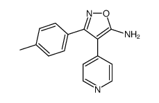 5-Amino-3-(4-methylphenyl)-4-(4-pyridyl)isoxazole Structure