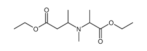 Methyl-<1-ethoxycarbonyl-ethyl>-<1-methyl-2-ethoxycarbonyl-ethyl>-amin结构式