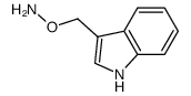 O-((1H-indol-3-yl)methyl)hydroxylamine结构式