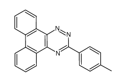 3-p-tolylphenanthro[9,10-e][1,2,4]triazine结构式