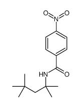 4-nitro-N-(2,4,4-trimethylpentan-2-yl)benzamide结构式