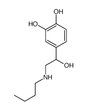 4-[2-(butylamino)-1-hydroxyethyl]benzene-1,2-diol结构式