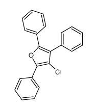 3-chloro-2,4,5-triphenyl-furan Structure