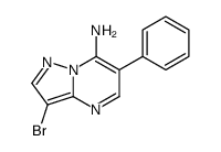 3-Bromo-6-phenylpyrazolo[1,5-a]pyrimidin-7-amine Structure