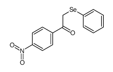 1-(4-nitrophenyl)-2-phenylselanylethanone Structure