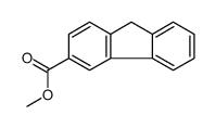 methyl 9H-fluorene-3-carboxylate结构式