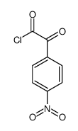 Benzeneacetyl chloride, 4-nitro-alpha-oxo- (9CI)结构式