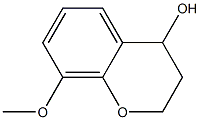8-METHOXY-3,4-DIHYDRO-2H-1-BENZOPYRAN-4-OL结构式