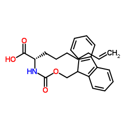(2S)-2-{[(9H-芴-9-基甲氧基)-羰基]胺}壬-8-烯酸结构式