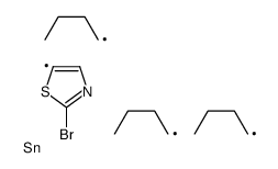 2-Bromo-5-(tributylstannyl)thiazole structure