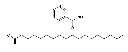 octadecanoic acid-nicotinamide complex Structure