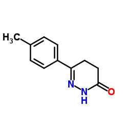 6-(4-Methylphenyl)-4,5-dihydro-3(2H)-pyridazinone结构式