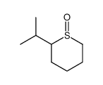 2H-Thiopyran,tetrahydro-2-(1-methylethyl)-,1-oxide,trans-(9CI)结构式