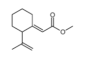methyl 2-(2-prop-1-en-2-ylcyclohexylidene)acetate Structure