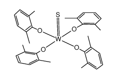 W(S)(O-2,6-C6H3Me2)4结构式