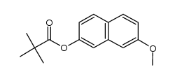 7-methoxynaphthalen-2-yl pivalate Structure