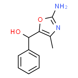 (2-AMINO-4-METHYL-OXAZOL-5-YL)-PHENYL-METHANOL结构式