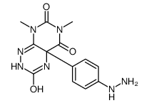 4a-(4-hydrazinylphenyl)-6,8-dimethyl-2,4-dihydropyrimido[5,4-e][1,2,4]triazine-3,5,7-trione Structure