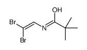 N-(2,2-dibromoethenyl)-2,2-dimethylpropanamide Structure