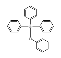 phenoxy-triphenyl-silane结构式
