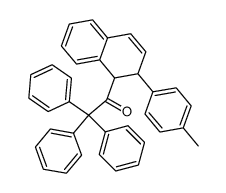 2,2,2-triphenyl-1-(2-p-tolyl-1,2-dihydro-[1]naphthyl)-ethanone结构式