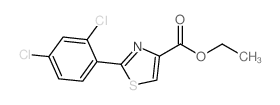 Ethyl 2-(2,4-dichlorophenyl)thiazole-4-carboxylate Structure