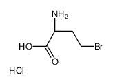 (2S)-2-amino-4-bromobutanoic acid,hydrochloride结构式