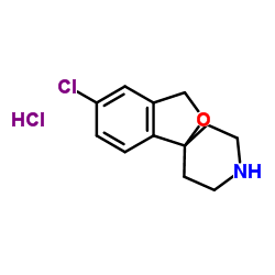 5-Chloro-3H-spiro[isobenzofuran-1,4'-piperidine] hydrochloride Structure