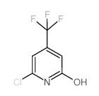 6-Chloro-4-(trifluoromethyl)pyridin-2-ol结构式