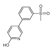 5-(3-methylsulfonylphenyl)-1H-pyridin-2-one结构式